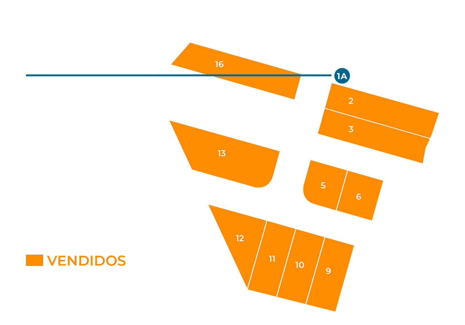 Mapa de lotes Springpark